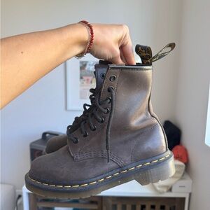 Dr. Martens Dark Brown Combat Boots